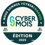 Logo officiel du Cybermois 2025 par cybermalveillance.gouv.fr